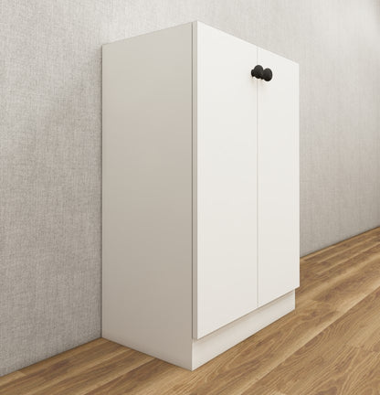 Wool White Finish Shoe Rack