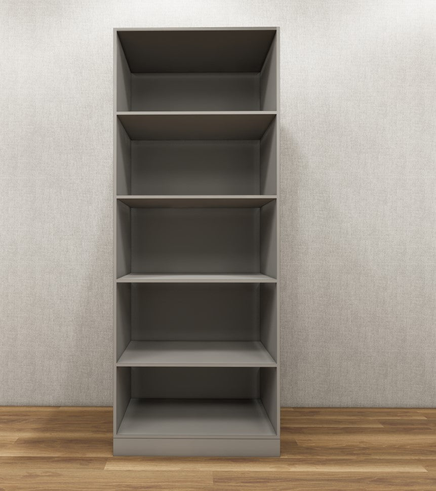 Gothic Grey Double Door Finish Wardrobe