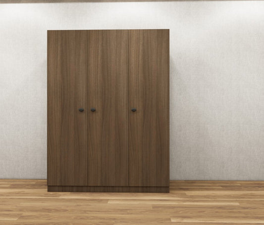 Three Door Legno Oak Dark Wardrobe