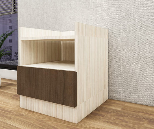 Legno Oak Dark & Legno Oak Light Bed Side Table