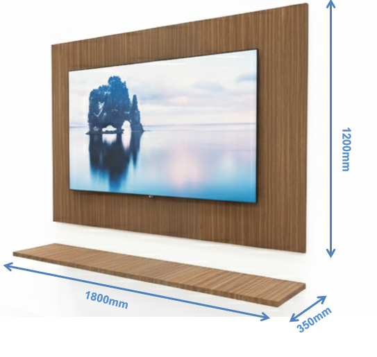 Moldau Acacia Dark Finish Tv Unit