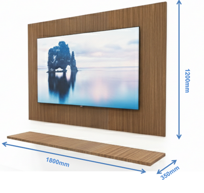 Moldau Acacia Dark Finish Tv Unit