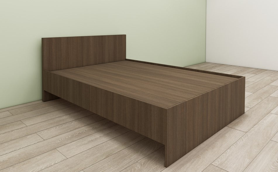 Legno Oak Dark Queen Bed