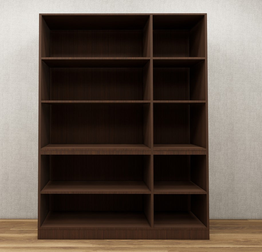 Rich Walnut Finish – Minimalist Three Door Storage Solution
