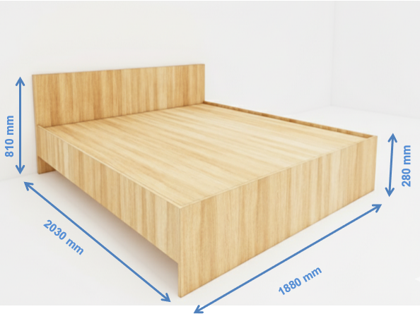 Uraban Teak King Size bed
