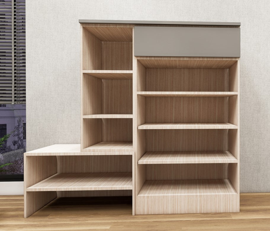 Dust & Modern Oak Shoe Rack – Contemporary Footwear Storage