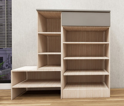 Dust & Modern Oak Shoe Rack – Contemporary Footwear Storage