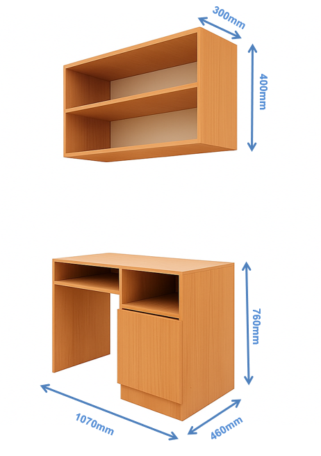 Burma Teak Study Table – Classic Wooden Work Desk