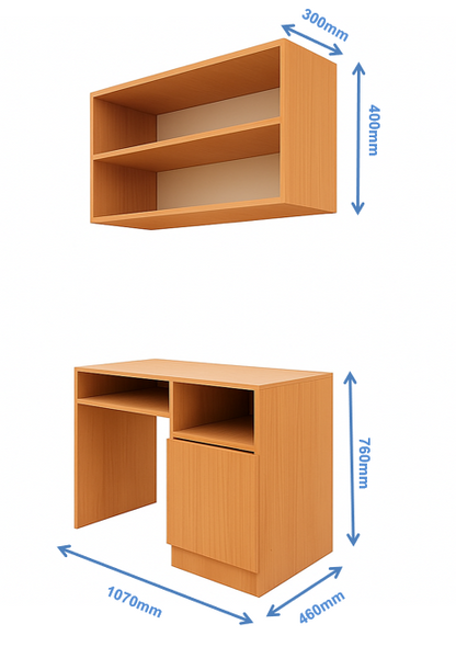 Burma Teak Study Table – Classic Wooden Work Desk