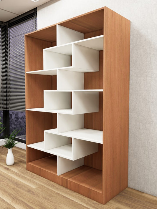 Burma Teak & Wool Open Shelving Unit – Storage & Display Rack