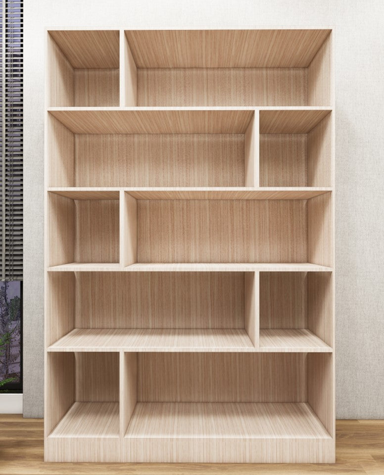 Modern Oak Open Shelving Unit – Multi-Purpose Storage Rack