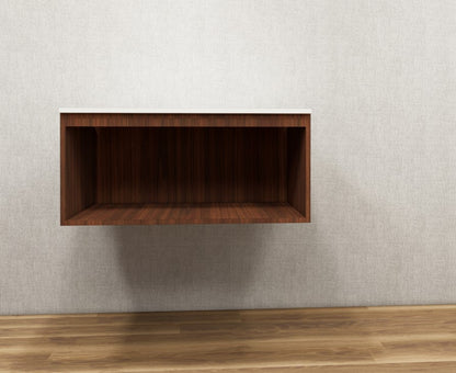 American Walnut & Wool Vanity Unit – Modern Dressing Console