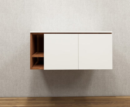 Burma Teak & Wool Vanity Unit – Premium Bathroom Console