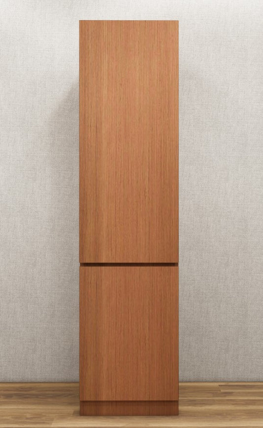 Burma Teak Finish Single Door Wardrobe – Smart Storage Solution