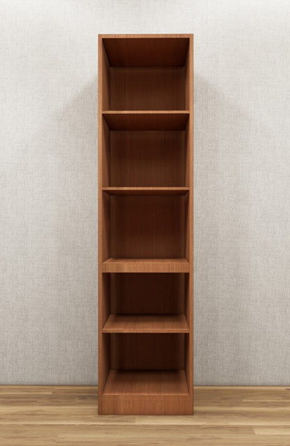 Burma Teak Finish Single Door Wardrobe – Smart Storage Solution