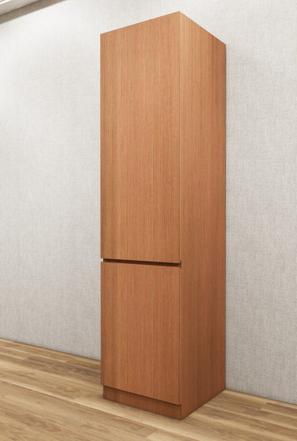 Burma Teak Finish Single Door Wardrobe – Smart Storage Solution