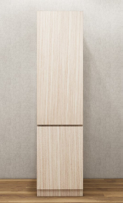 Modern Oak Finish Single Door Wardrobe – Smart Storage Solution