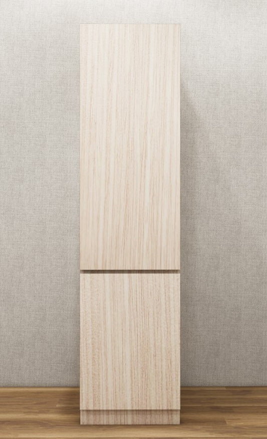 Modern Oak Finish Single Door Wardrobe – Smart Storage Solution