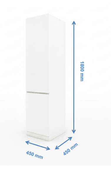 Single Door Wool Wardrobe – Slim Storage Cabinet for Bedrooms
