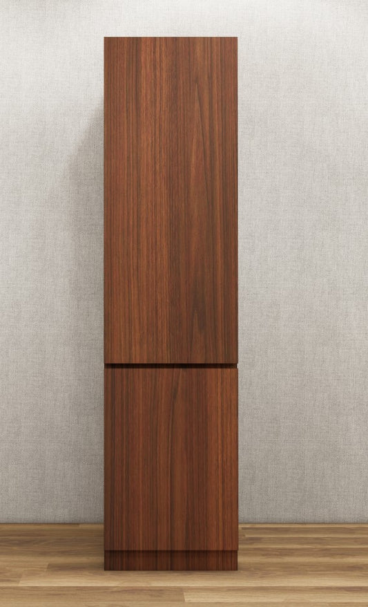 American Walnut Finish Single Door Wardrobe – Smart Storage Solution