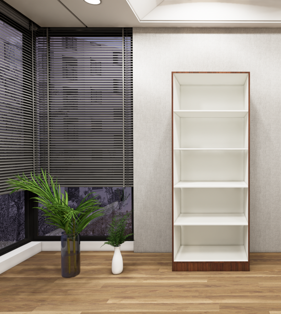 Double Door American Walnut Wardrobe – Minimal Bedroom Closet