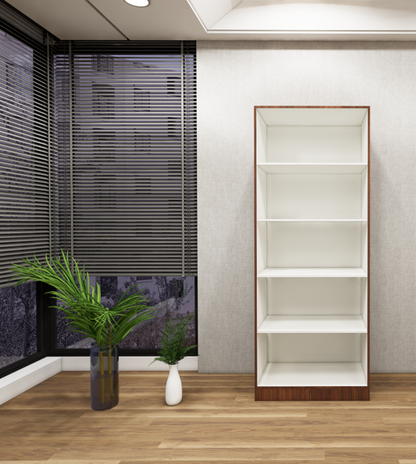 Double Door American Walnut Wardrobe – Minimal Bedroom Closet