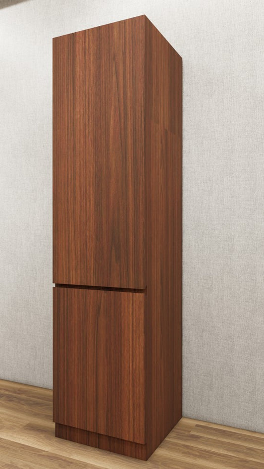 American Walnut Finish Single Door Wardrobe – Smart Storage Solution